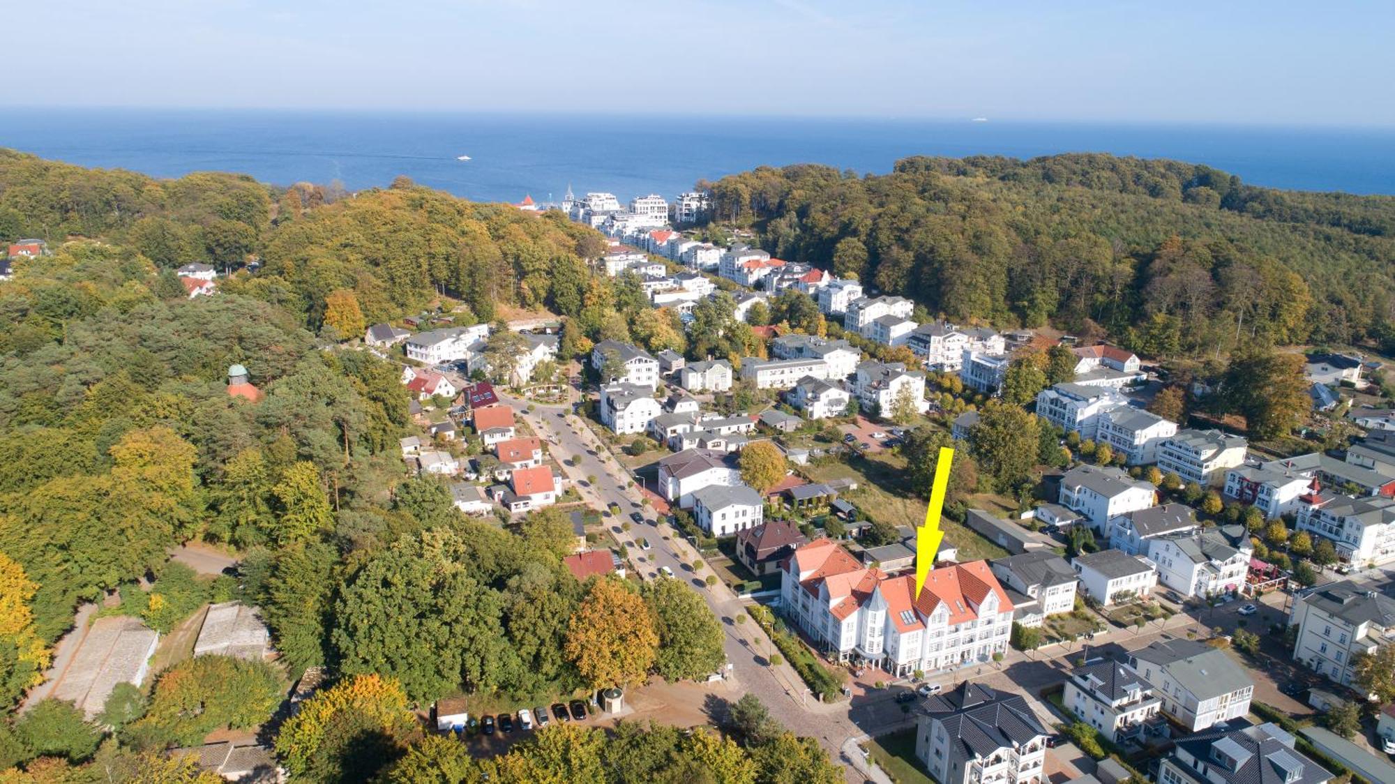 Haus Baltic 12 Mit Balkon - Zentrale Lage Im Ostseebad Sellin Kültér fotó
